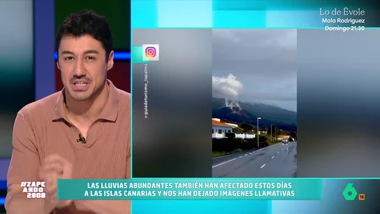 Francisco Cacho explica por qué se ha podido ver humo saliendo del volcán de La Palma El meteorólogo de laSexta explica qué ha provocado las extensas columnas de humo que salen del volcán Tajogaite situado en la isla de La Palma.