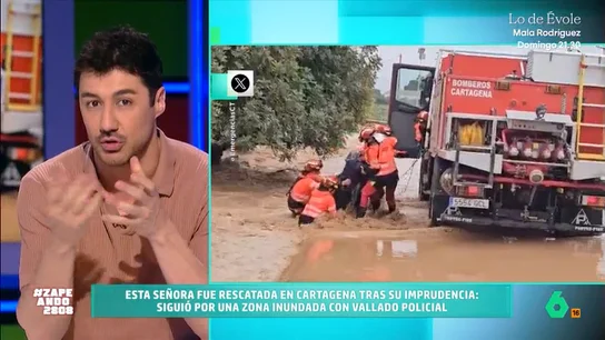 Francisco Cacho advierte, tras el temporal: "Cada vez los episodios de lluvias van a ser más frecuentes y más fuertes" El meteorólogo de laSexta advierte que ante este tipo de incidencias hay que evitar imprudencias y obedecer las señalizaciones y las instrucciones del personal de emergencias.