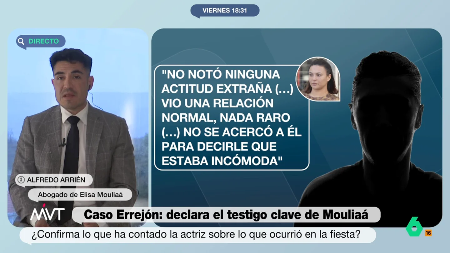 El abogado de Mouliaá admite que el amigo de la actriz no ha sido un buen testigo al que citar El abogado de Mouliaá admite que el amigo de la actriz no ha sido un buen testigo al que citar