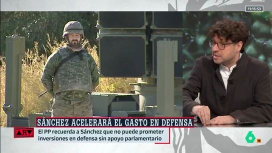 Fernando Berlín, sobre el aumento del gasto en Defensa: "No me voy a sumar a esta euforia militarista" Fernando Berlín, sobre el aumento del gasto en Defensa: "No me voy a sumar a esta euforia militarista"