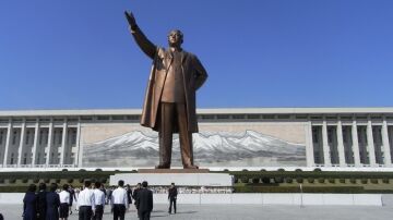 Estatua De Kim Il Sung, en Corea del Norte