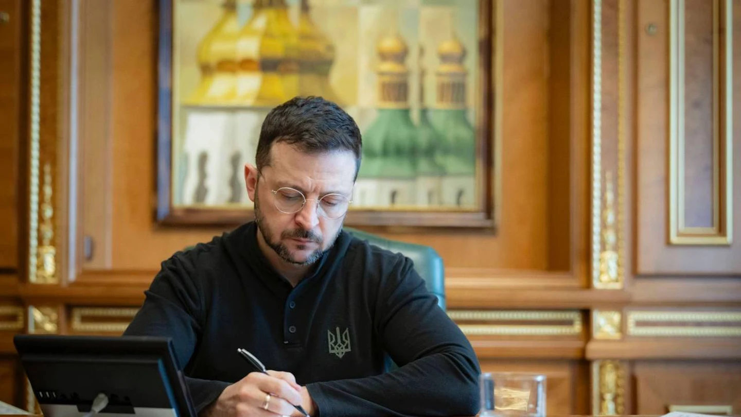 El presidente ucraniano, Volodímir Zelenski El presidente ucraniano, Volodímir Zelenski