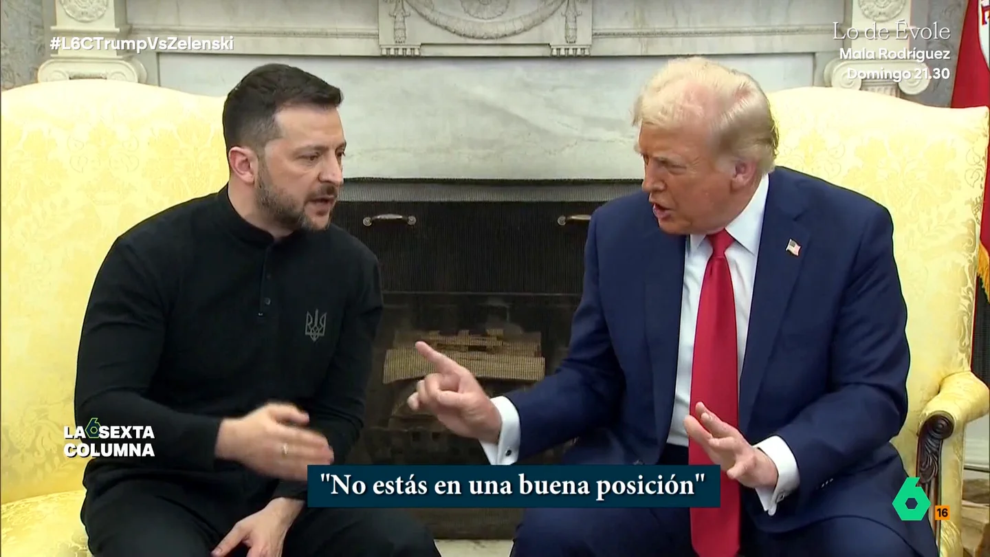 Trump vs. Zelenski, o lo que el ojo no vio de la histórica bronca en el Despacho Oval El contexto Trump abronca a su homólogo ucraniano, Volodímir Zelenski, durante 8 minutos, en la Casa Blanca y ante una audiencia global, un momento histórico que cambia la diplomacia mundial.