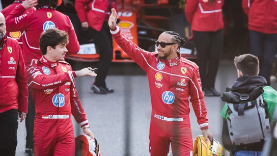 Charles Leclerc y Lewis Hamilton Charles Leclerc y Lewis Hamilton