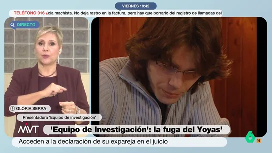 Gloria Serra, sobre 'El Yoyas': "Nunca ha sido consciente de los malos tratos que cometió" Gloria Serra, sobre 'El Yoyas': "Nunca ha sido consciente de los malos tratos que cometió"