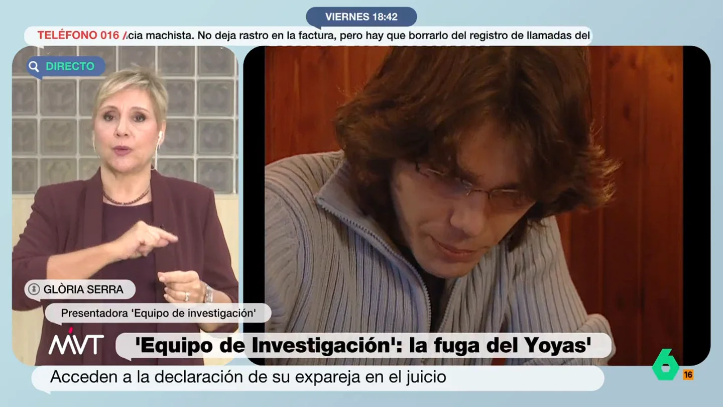 Gloria Serra, sobre 'El Yoyas': "Nunca ha sido consciente de los malos tratos que cometió" Gloria Serra, sobre 'El Yoyas': "Nunca ha sido consciente de los malos tratos que cometió"