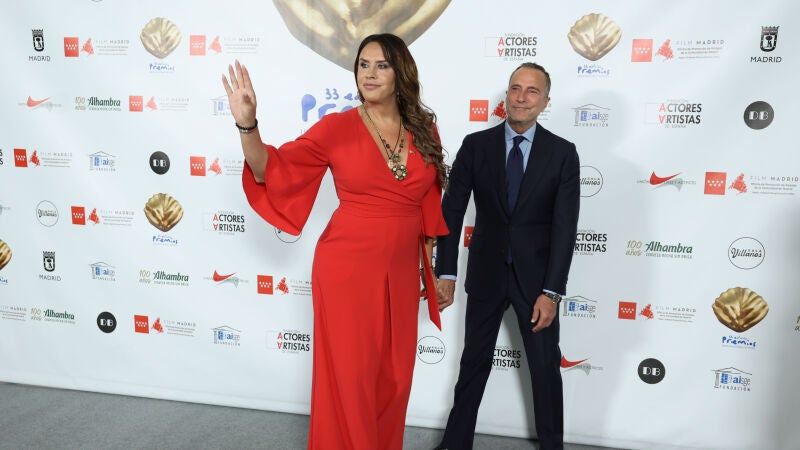 La actriz Karla Sofía Gascón, en la gala de los Premios Unión de Actores y Actrices