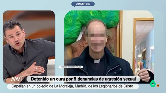 Iñaki López reflexiona sobre los casos de abusos sexuales dentro de la Iglesia: "Parece que no acaba nunca" Iñaki López reflexiona sobre los casos de abusos sexuales dentro de la Iglesia: "Parece que no acaba nunca"