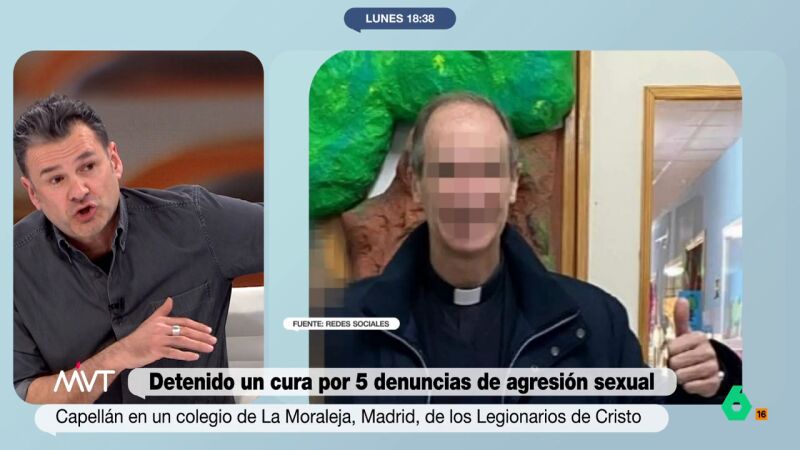 Iñaki López reflexiona sobre los casos de abusos sexuales dentro de la Iglesia: "Parece que no acaba nunca"