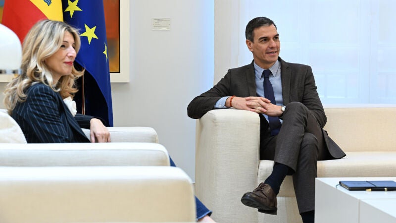 Yolanda Díaz y Pedro Sánchez