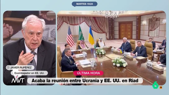 Javier Rupérez: "La mitad de Estados Unidos no está con Trump y tarde o temprano va a reaccionar" Javier Rupérez: "La mitad de Estados Unidos no está con Trump y tarde o temprano va a reaccionar"