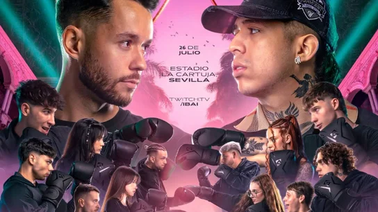 Cartel de La Velada del Año V, la quinta edición del evento de boxeo de Ibai Llanos Cartel de La Velada del Año V, la quinta edición del evento de boxeo de Ibai Llanos