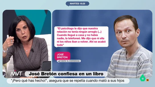 Beatriz de Vicente reacciona a la confesión de José Bretón Beatriz de Vicente analiza en este vídeo la confesión de José Bretón en un vídeo, donde muestra arrepentimiento por el asesinato de sus hijos, pero a la vez lamenta que le faltó un poco de suerte para que no le pillaran.