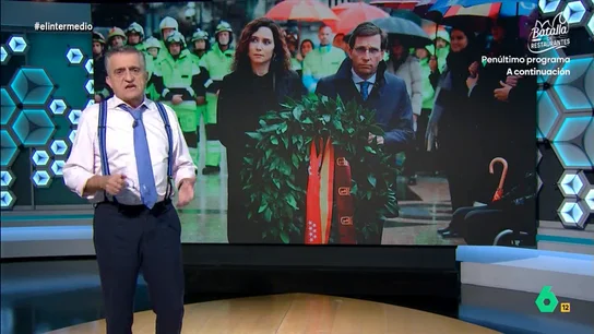 Wyoming critica el veto de Ayuso a Francisco Martín en el homenaje del 11M: "Un año más, muchos políticos no están a la altura" Wyoming critica el veto de Ayuso a Francisco Martín en el homenaje del 11M: "Un año más, muchos políticos no están a la altura"