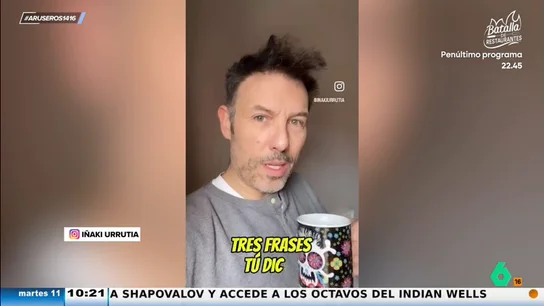 Iñaki Urrutia, a la gente que "no puede parar" de contar sus anécdotas: "¡Qué hostia tienen!" Iñaki Urrutia, a la gente que "no puede parar" de contar sus anécdotas: "¡Qué hostia tienen!"
