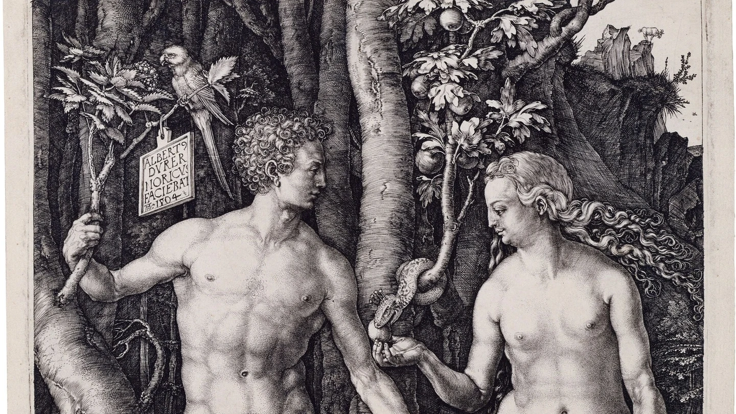 Imagen de 'El Pecado Original' (1504), de Alberto Durero, que muestra las figuras bíblicas de Adán y Eva. Imagen de 'El Pecado Original' (1504), de Alberto Durero, que muestra las figuras bíblicas de Adán y Eva.