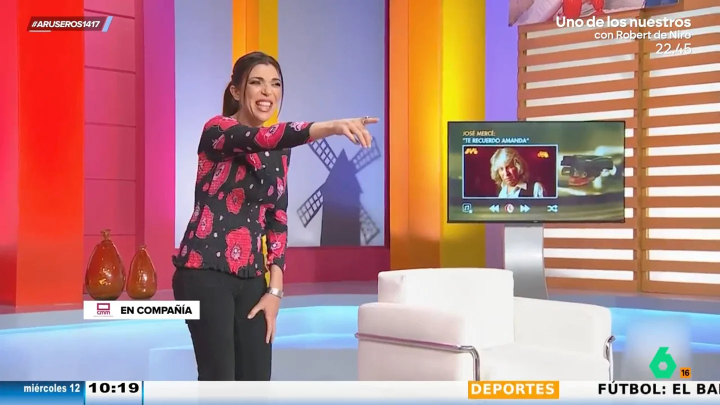 Gloria Santoro confunde en directo a Mercedes Milá con José Mercé: "Es que no me digáis, así, de lejos..." Gloria Santoro confunde en directo a Mercedes Milá con José Mercé: "Es que no me digáis, así, de lejos..."
