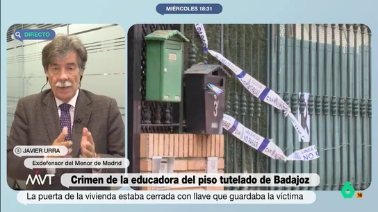 Javier Urra defiende la reinserción de los menores que habrían asesinado a una educadora Javier Urra analiza en este vídeo el presunto asesinato de una educadora en Badajoz a manos de unos jóvenes de un piso tutelado y asegura que "el 80% de los menores que cometen delitos no reinciden".