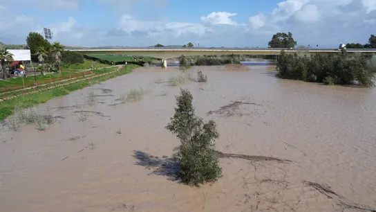 El río Guadalete a su paso por Jerez de la Frontera (Cádiz)  El río Guadalete a su paso por Jerez de la Frontera (Cádiz)