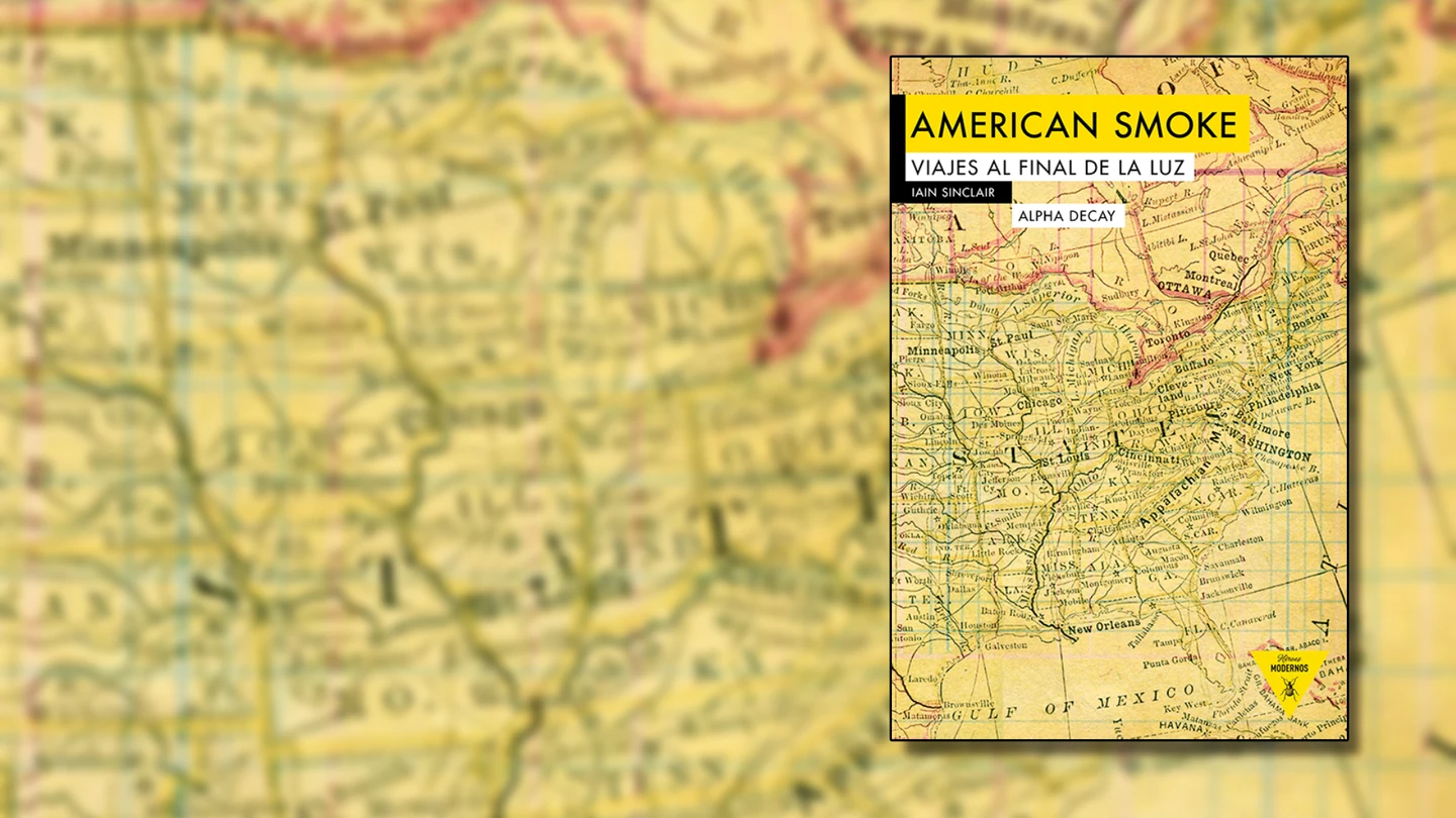 Portada de 'American Smoke', de Iain Sinclair. Portada de 'American Smoke', de Iain Sinclair.