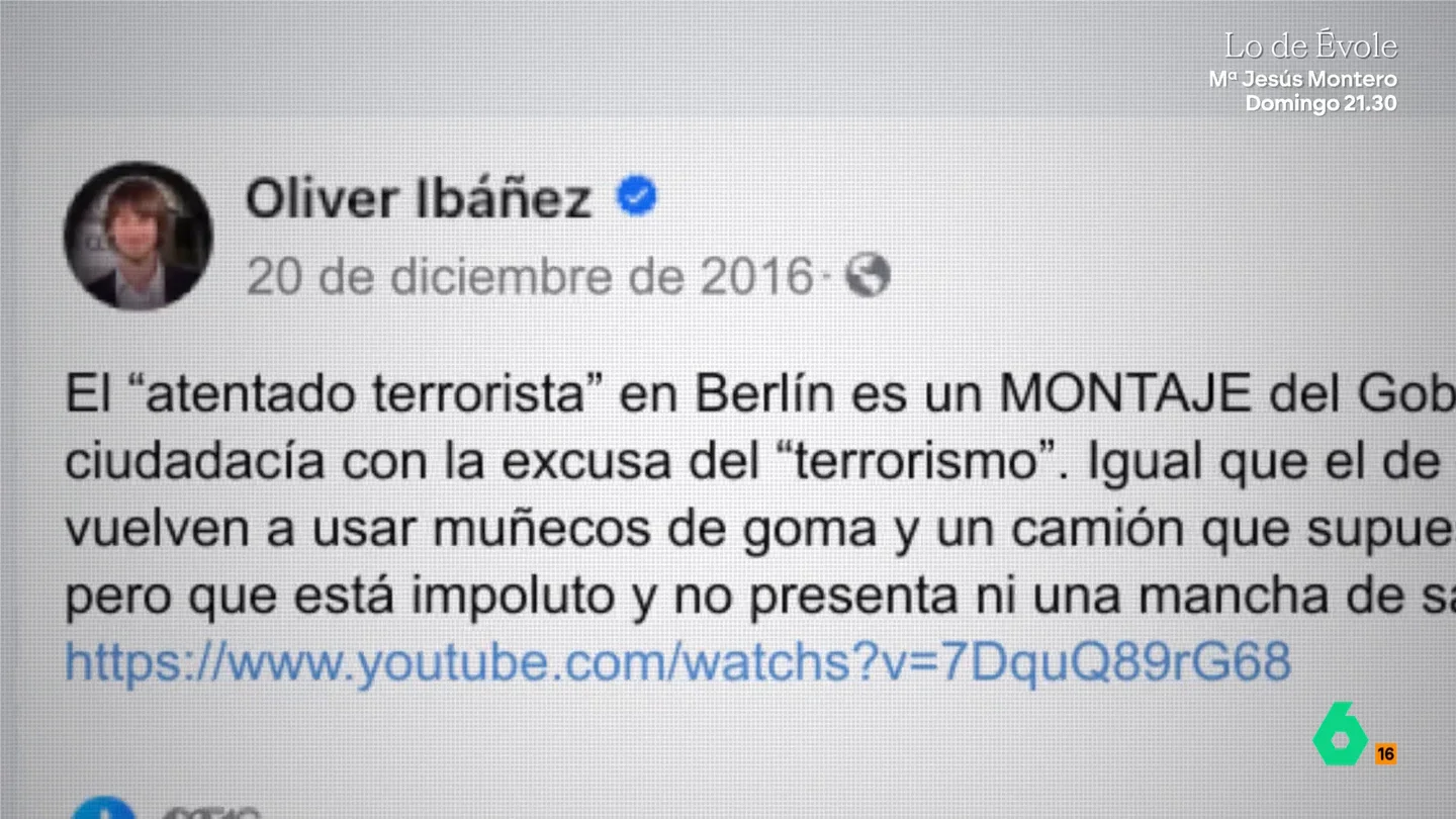 Las palabras del youtuber terraplanista que afirmó que el atentado terrorista de Berlín fue un montaje Las palabras del youtuber terraplanista que afirmó que el atentado terrorista de Berlín fue un montaje