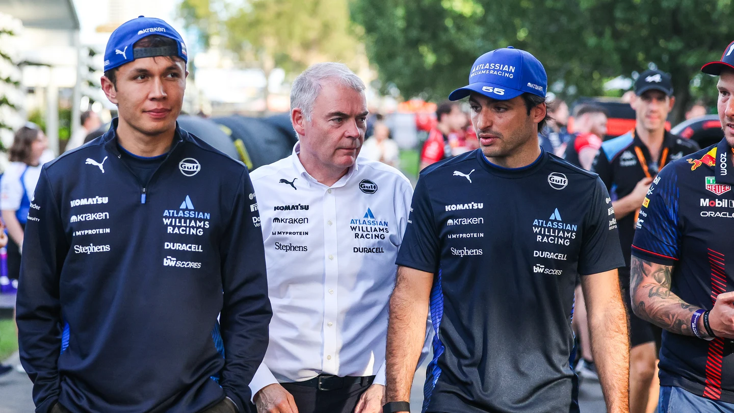 Alexander Albon y Carlos Sainz en Australia Alexander Albon y Carlos Sainz en Australia