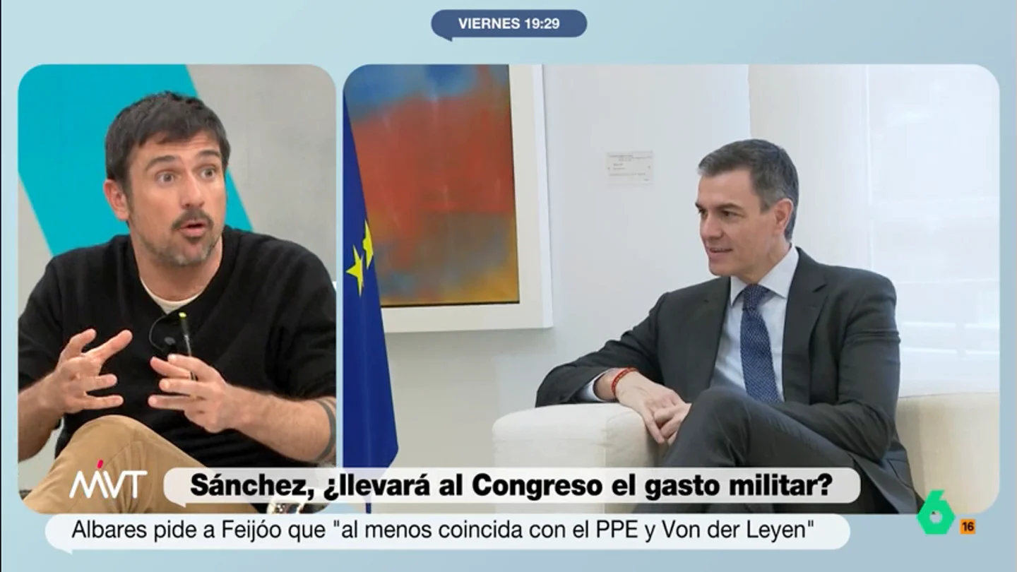 Ramón Espinar: "Donald Trump tiene en Rota material nuclear suficiente para volar España entera" El periodista se muestra muy crítico con el enfoque de ciertos sectores de la izquierda que "viven en el imaginario geopolítico de 1989". "Rusia no es la Unión Soviética, es una tiranía, de extrema derecha, con sesgos imperialistas", afirma.
