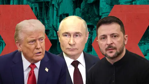 Zelenski, Putin y Trump acercan posturas Zelenski, Putin y Trump acercan posturas