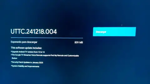 La actualización La actualización