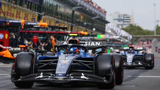 Carlos Sainz y Alex Albon durante la clasificación del GP de Australia Carlos Sainz y Alex Albon durante la clasificación del GP de Australia