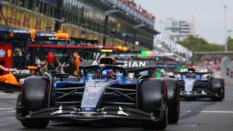 Carlos Sainz y Alex Albon durante la clasificación del GP de Australia Carlos Sainz y Alex Albon durante la clasificación del GP de Australia