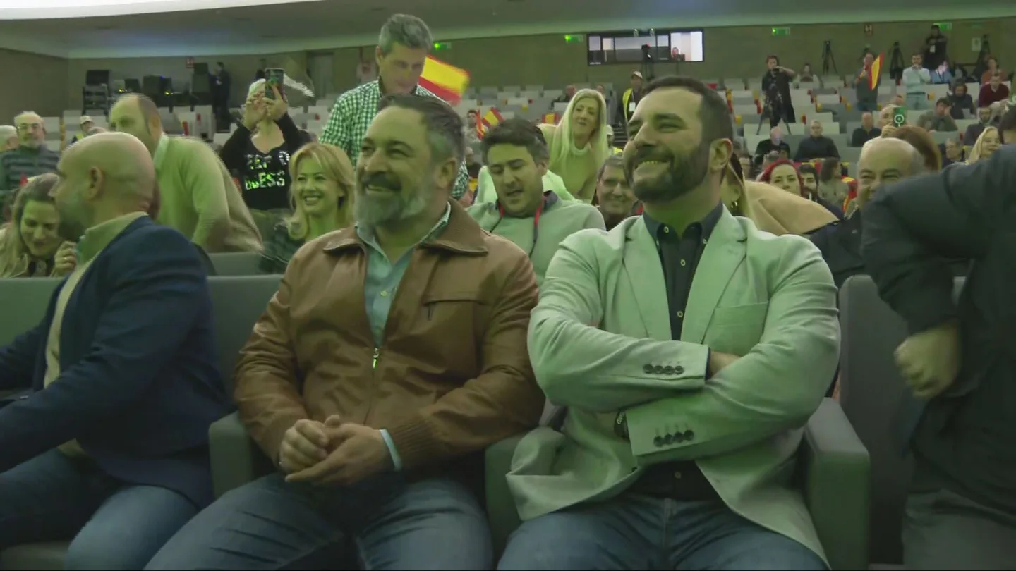 Santiago Abascal y Jordi de la Fuente Santiago Abascal y Jordi de la Fuente