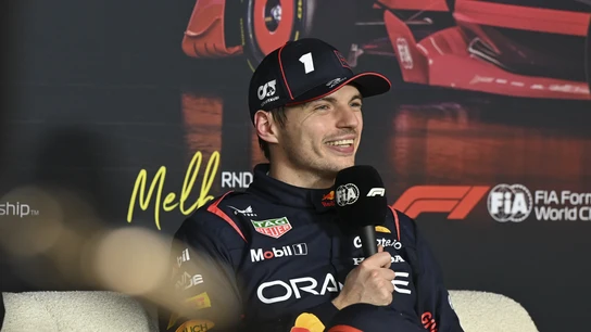 Max Verstappen en la rueda de prensa de la FIA tras la clasificación del GP de Australia Max Verstappen en la rueda de prensa de la FIA tras la clasificación del GP de Australia