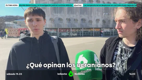 Jóvenes ucranianos hablan sobre la guerra Jóvenes ucranianos hablan sobre la guerra