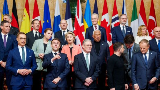 Foto de familia de l&iacute;deres europeos.