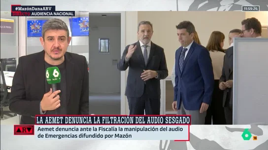 Alfonso Pérez Medina explica por qué la jueza de la DANA no puede imputar a Mazón: "Está aforado. Solo puede tomarle declaración como investigado si él quiere" Alfonso Pérez Medina explica por qué la jueza de la DANA no puede imputar a Mazón: "Está aforado. Solo puede tomarle declaración como investigado si él quiere"