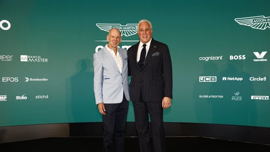 Adrian Newey y Lawrence Stroll Adrian Newey y Lawrence Stroll