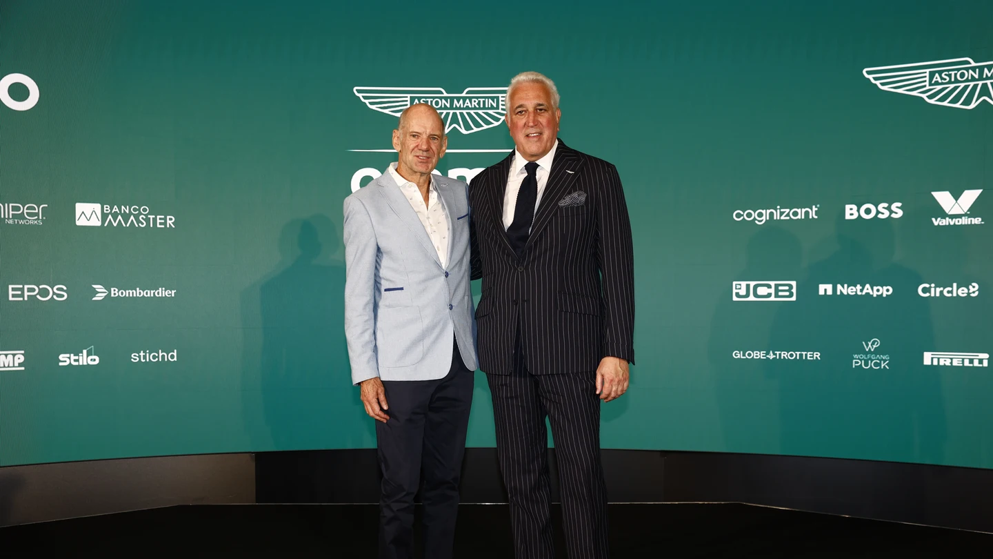 Adrian Newey y Lawrence Stroll Adrian Newey y Lawrence Stroll