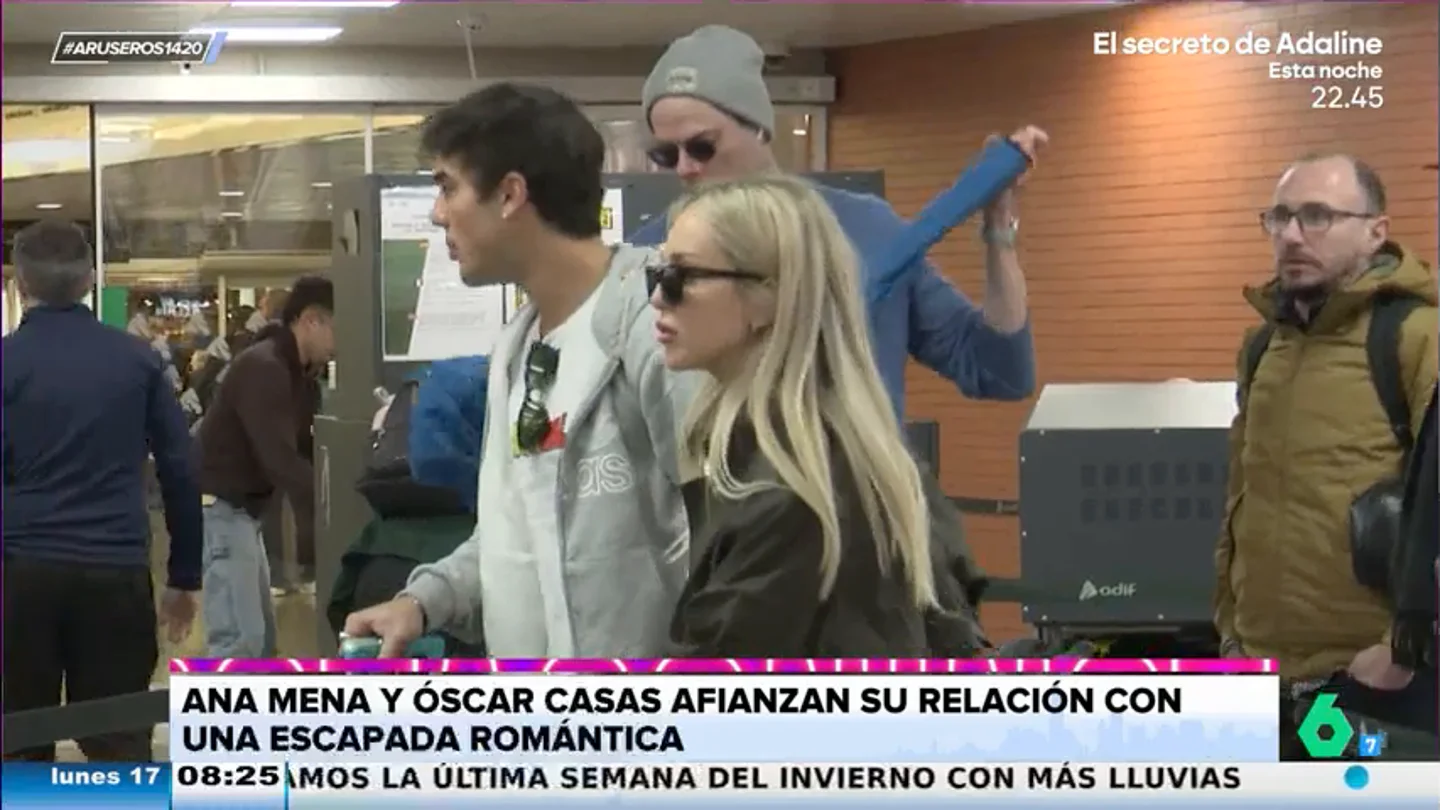 Ana Mena y Óscar Casas afianzan su relación con una escapada romántica antes del Festival de Málaga Ana Mena y Óscar Casas afianzan su relación con una escapada romántica antes del Festival de Málaga