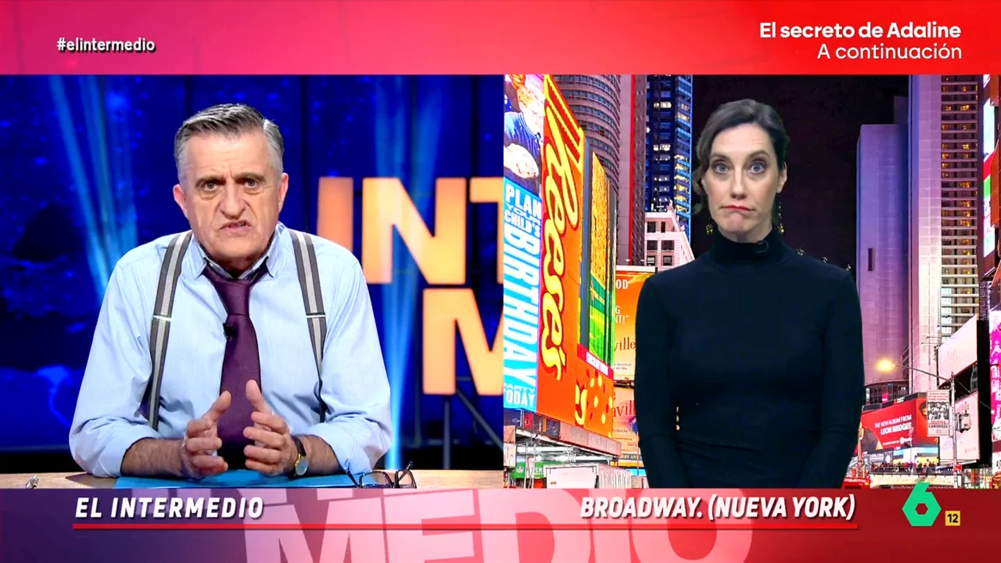 'Díaz Ayuso', sobre su viaje a EE.UU: "He venido a venderles 'Malinche' antes de que Trump deporte a todos los actores latinos" 'Díaz Ayuso', sobre su viaje a EE.UU: "He venido a venderles 'Malinche' antes de que Trump deporte a todos los actores latinos"