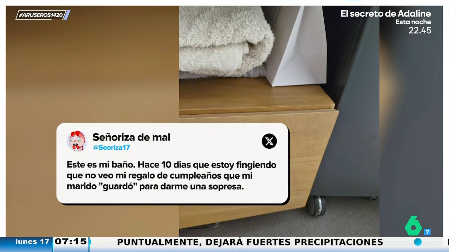 Así reacciona una mujer a la torpeza de su marido para esconder su regalo: "Hace 10 días que hago que no lo veo" Así reacciona una mujer a la torpeza de su marido para esconder su regalo: "Hace 10 días que hago que no lo veo"