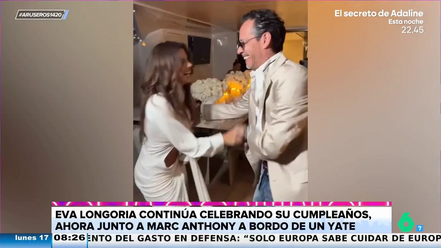 Tequila, un barco y su baile viral con Marc Anthony: Eva Longoria celebra con un fiestón en Miami sus 50 años Tequila, un barco y su baile viral con Marc Anthony: Eva Longoria celebra con un fiestón en Miami sus 50 años