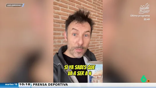 Iñaki Urrutia propone un "pacto de horarios" con los repartidores y técnicos que van a tu casa a arreglar algo Iñaki Urrutia propone un "pacto de horarios" con los repartidores y técnicos que van a tu casa a arreglar algo