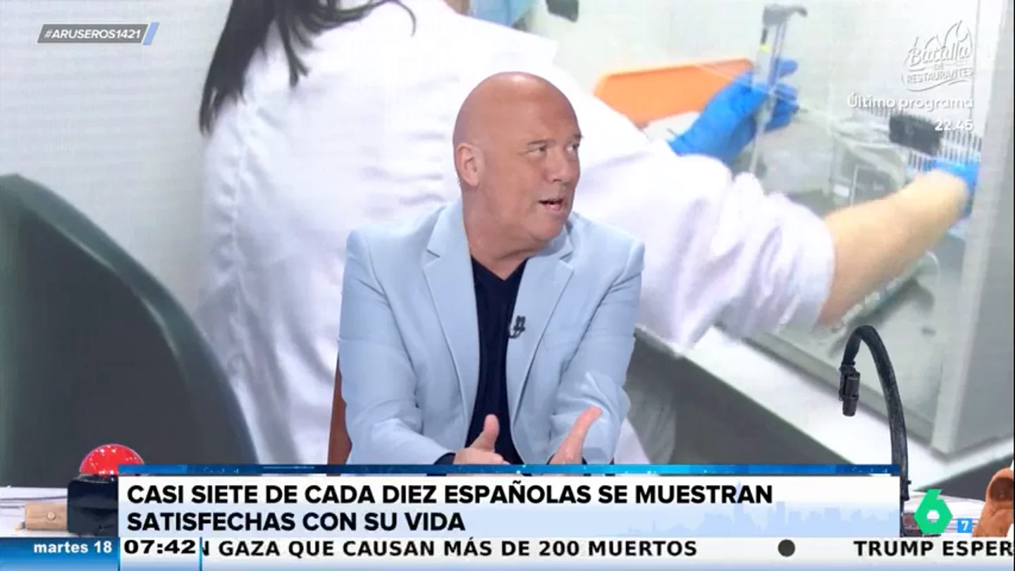 La conclusión de Alfonso Arús al saber que 7 de cada 10 mujeres se consideran felices: "Basta, me estáis mintiendo" La conclusión de Alfonso Arús al saber que 7 de cada 10 mujeres se consideran felices: "Basta, me estáis mintiendo"