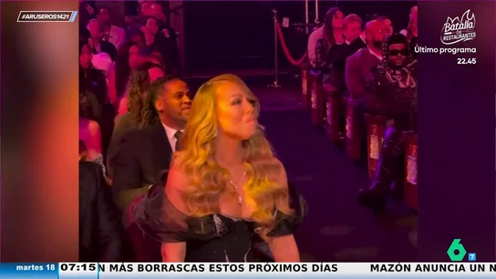 Las caras de asco de Mariah Carey al homenajearla cantando sus temas en los iHeartRadio Music Awards Las caras de asco de Mariah Carey al homenajearla cantando sus temas en los iHeartRadio Music Awards