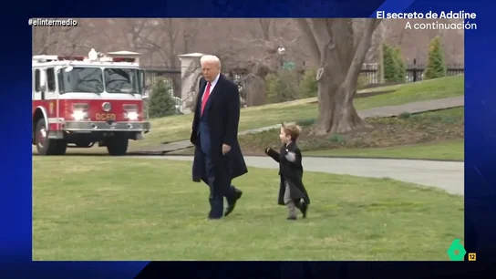 Wyoming reacciona al paseo del hijo de Musk con Trump Wyoming y Dani Mateo analizan unas tiernas imágenes en las que se puede ver a Donald Trump paseando con X, el hijo de Elon Musk, "sin deportarlo o vendérselo a una multinacional", apunta el colaborador en este vídeo.