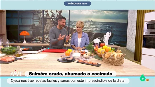 Omega 3 o minerales esenciales: Pablo Ojeda detalla los beneficios nutricionales del salmón El nutricionista ha preparado dos recetas que tienen al salmón como ingrediente principal: salmón curado y hojaldre de salmón y espinacas. Estas, además de ser deliciosas, son muy saludables.