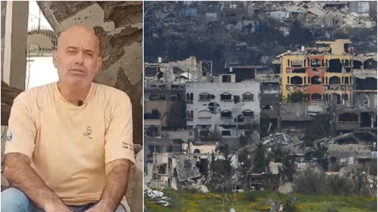 El productor gazatí Kayed Kamal El productor gazatí Kayed Kamal