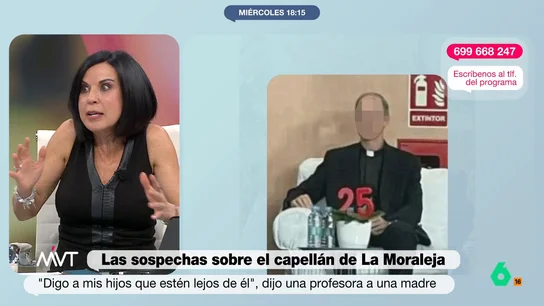 Bea de Vicente, muy crítica con la inacción del centro de La Moraleja: "Si usted sabe que tiene un depredador sexual, tiene que denunciarlo" Bea de Vicente, muy crítica con la inacción del centro de La Moraleja: "Si usted sabe que tiene un depredador sexual, tiene que denunciarlo"