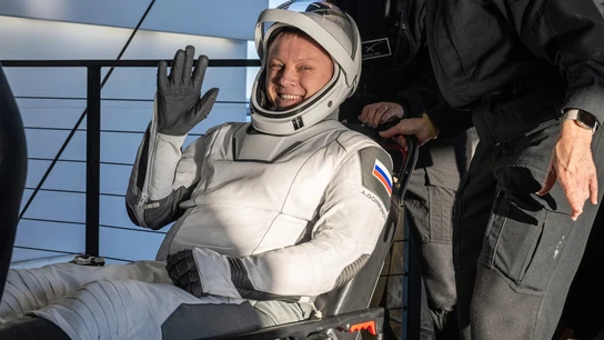 El cosmonauta Aleksandr Gorbunov, que acompañó en su regreso a la Tierra a los astronautas 'atrapados' en el espacio El cosmonauta Aleksandr Gorbunov, que acompañó en su regreso a la Tierra a los astronautas 'atrapados' en el espacio